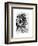 Bighorn Sheep in Suit-Fab Funky-Framed Art Print