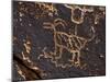 Bighorn Sheep Petroglyph, Petrified Forest National Park, Arizona, USA-James Hager-Mounted Photographic Print