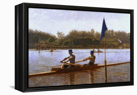 Biglen Brothers Turning the Stake-Thomas Cowperthwait Eakins-Framed Premier Image Canvas