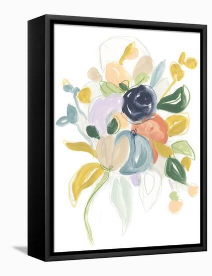 Bijoux Bouquet I-June Vess-Framed Stretched Canvas