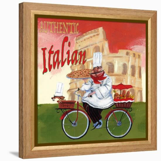 Bike Chef Colosseum Olive-Gregg DeGroat-Framed Premier Image Canvas