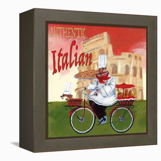 Bike Chef Colosseum Olive-Gregg DeGroat-Framed Premier Image Canvas