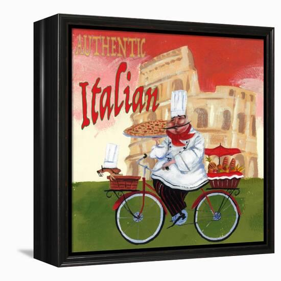 Bike Chef Colosseum Olive-Gregg DeGroat-Framed Premier Image Canvas