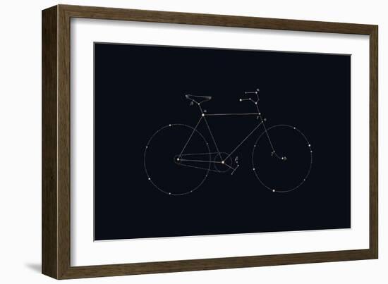 Bike Constellation-Florent Bodart-Framed Giclee Print