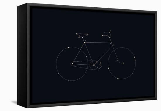 Bike Constellation-Florent Bodart-Framed Premier Image Canvas