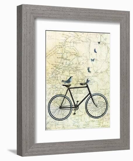 Bike Country-Marion Mcconaghie-Framed Art Print