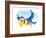 Bike Flight - Humpty Dumpty-James Rhinehelder-Framed Giclee Print