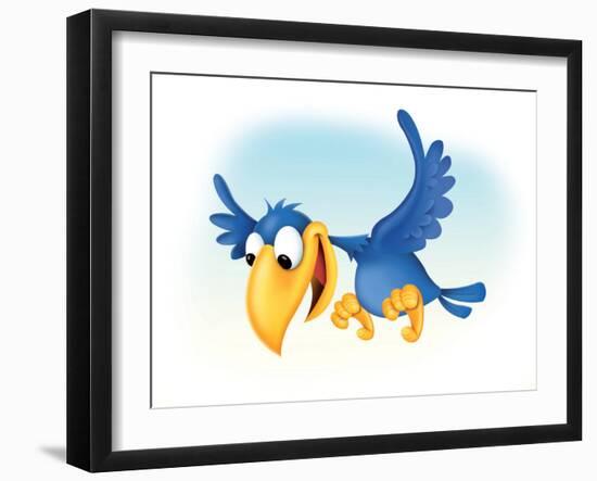 Bike Flight - Humpty Dumpty-James Rhinehelder-Framed Giclee Print