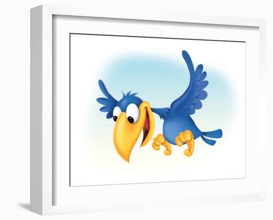 Bike Flight - Humpty Dumpty-James Rhinehelder-Framed Giclee Print