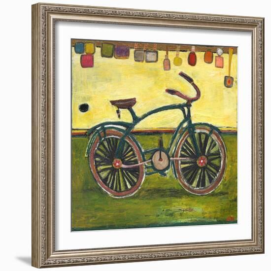 Bike Green-Jill Mayberg-Framed Giclee Print