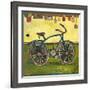 Bike Green-Jill Mayberg-Framed Giclee Print