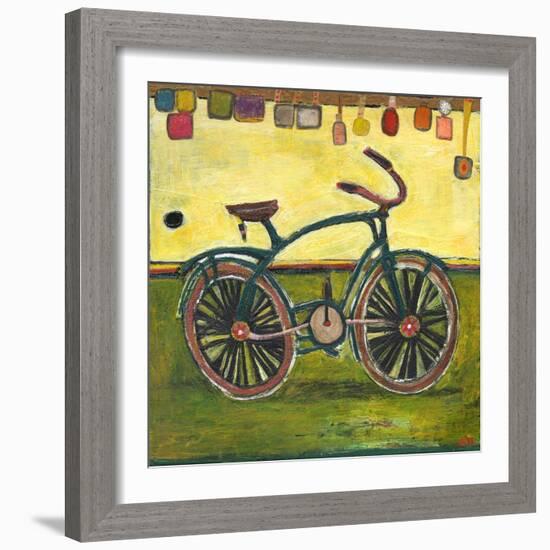 Bike Green-Jill Mayberg-Framed Giclee Print