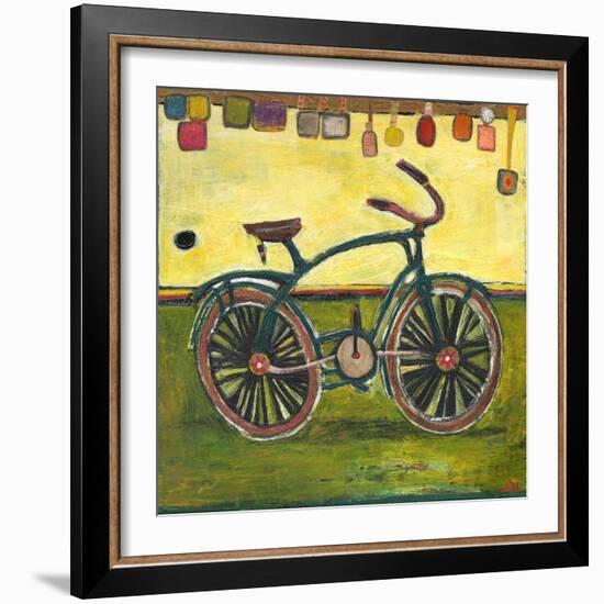 Bike Green-Jill Mayberg-Framed Giclee Print