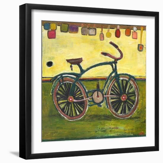 Bike Green-Jill Mayberg-Framed Giclee Print