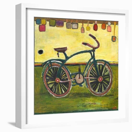 Bike Green-Jill Mayberg-Framed Giclee Print