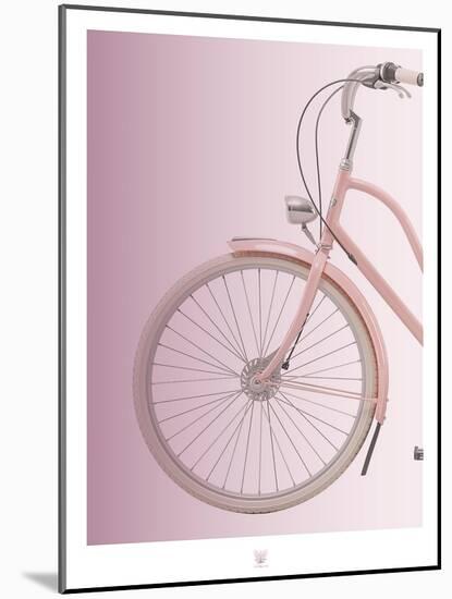 Bike I-TypeLike-Mounted Art Print