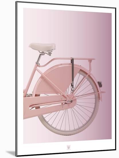 Bike II-TypeLike-Mounted Art Print