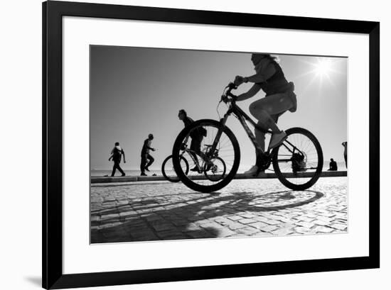 Bike on Lisbon-Moises Levy-Framed Giclee Print