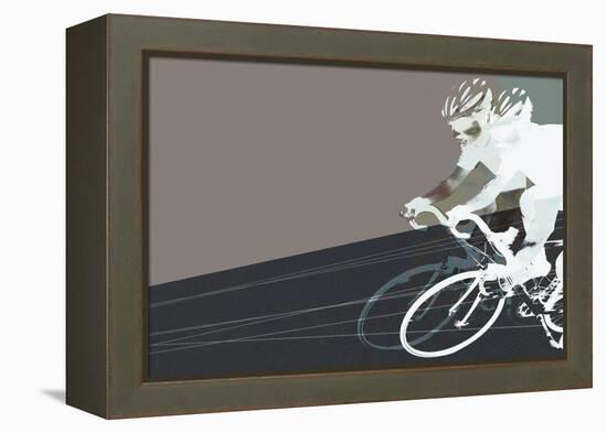 Bike Race-null-Framed Premier Image Canvas