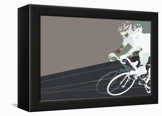 Bike Race-null-Framed Premier Image Canvas