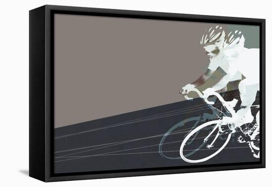 Bike Race-null-Framed Premier Image Canvas