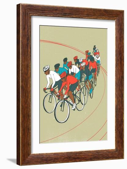 Bike Race-Eliza Southwood-Framed Giclee Print
