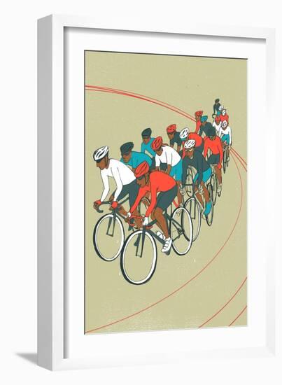 Bike Race-Eliza Southwood-Framed Giclee Print