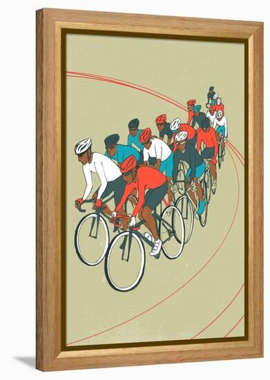 Bike Race-Eliza Southwood-Framed Premier Image Canvas