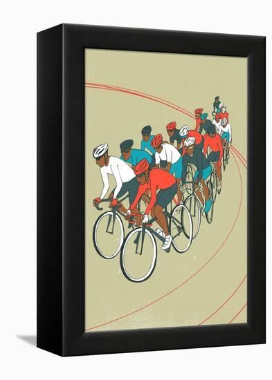 Bike Race-Eliza Southwood-Framed Premier Image Canvas