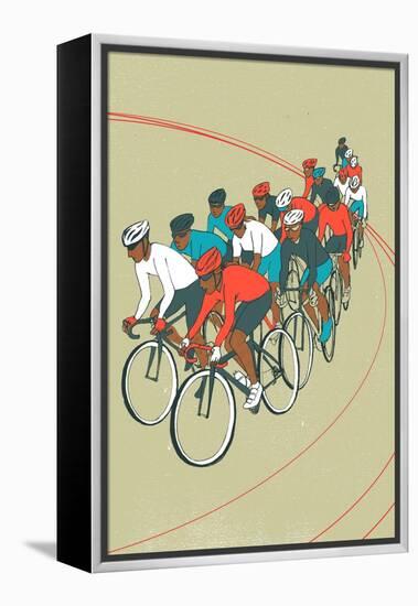 Bike Race-Eliza Southwood-Framed Premier Image Canvas