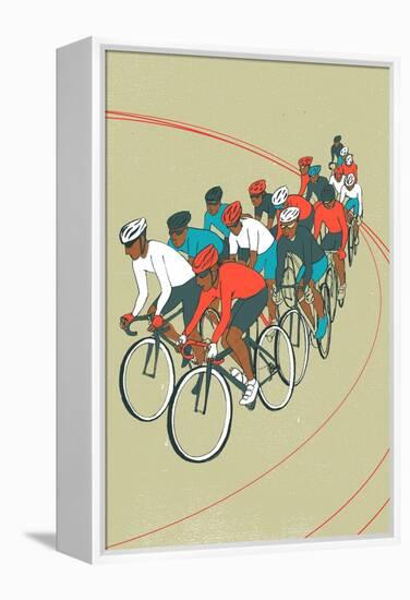 Bike Race-Eliza Southwood-Framed Premier Image Canvas