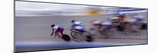 Bike Racers at Velodrome-Nancy & Steve Ross-Mounted Photographic Print