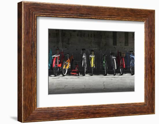 Bike Rack-Cynthia Decker-Framed Photographic Print