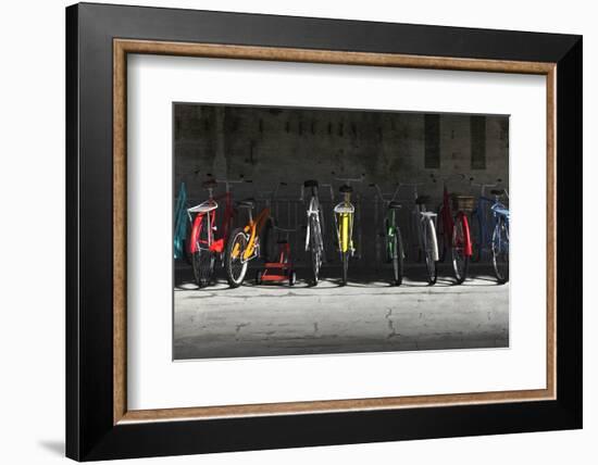 Bike Rack-Cynthia Decker-Framed Photographic Print