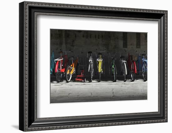 Bike Rack-Cynthia Decker-Framed Photographic Print