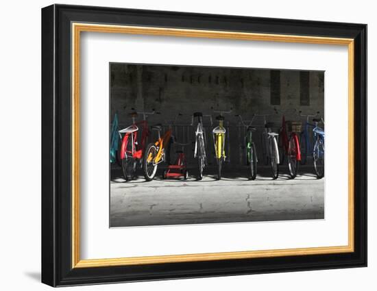 Bike Rack-Cynthia Decker-Framed Photographic Print