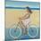 Bike Ride on the Boardwalk (Female)-Terri Burris-Mounted Art Print