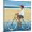 Bike Ride on the Boardwalk (Male)-Terri Burris-Mounted Art Print