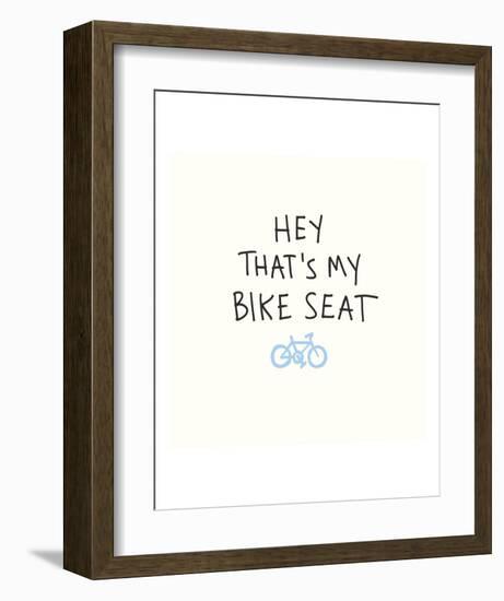 Bike Seat-Urban Cricket-Framed Art Print