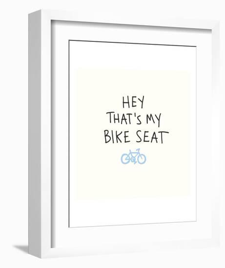 Bike Seat-Urban Cricket-Framed Art Print