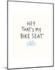 Bike Seat-Urban Cricket-Mounted Art Print
