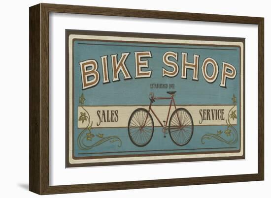 Bike Shop I-Erica J. Vess-Framed Art Print