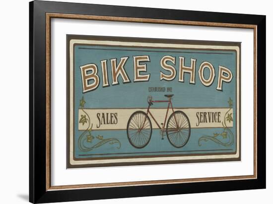 Bike Shop I-Erica J. Vess-Framed Art Print