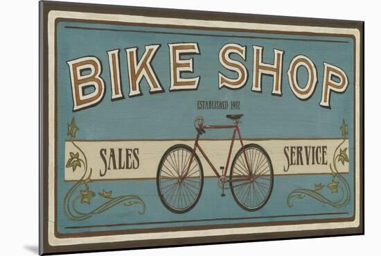 Bike Shop I-Erica J. Vess-Mounted Art Print