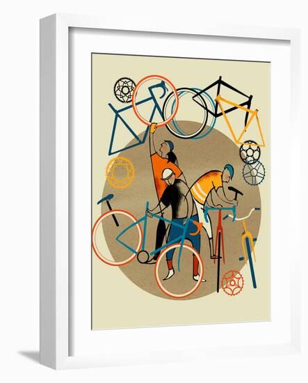 Bike Shop-Eliza Southwood-Framed Giclee Print