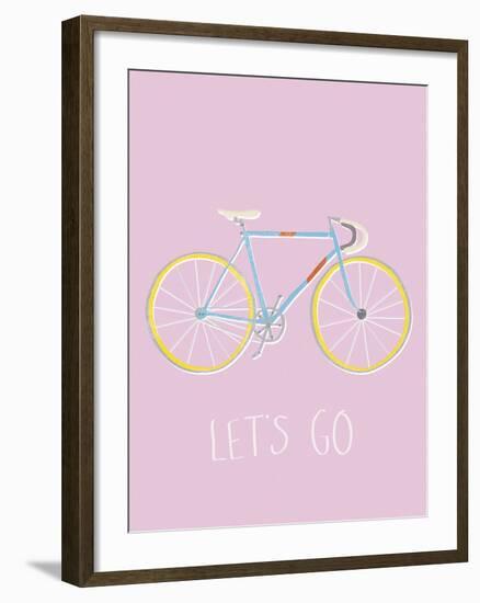 Bike Time-Clara Wells-Framed Giclee Print