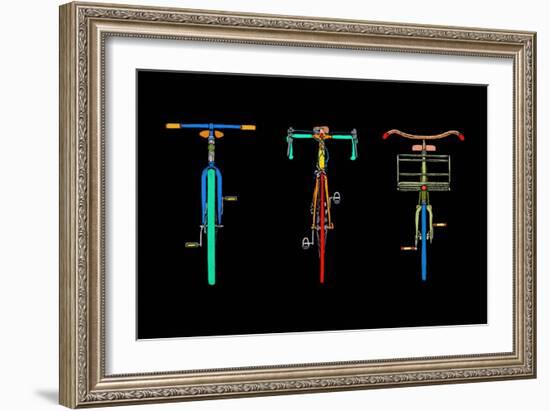 Bike Trio-Ynon Mabat-Framed Art Print