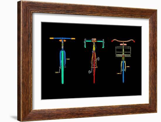 Bike Trio-Ynon Mabat-Framed Art Print