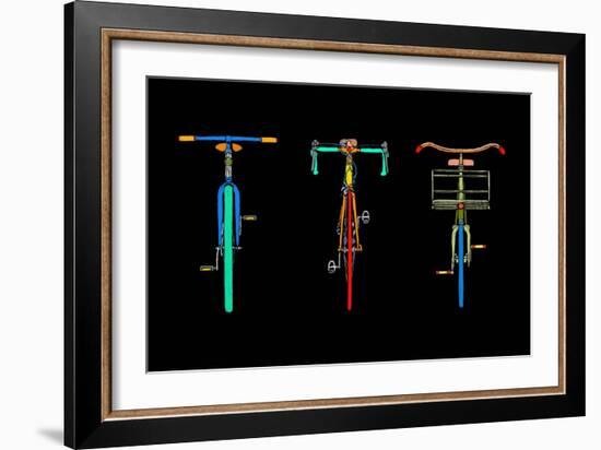 Bike Trio-Ynon Mabat-Framed Art Print