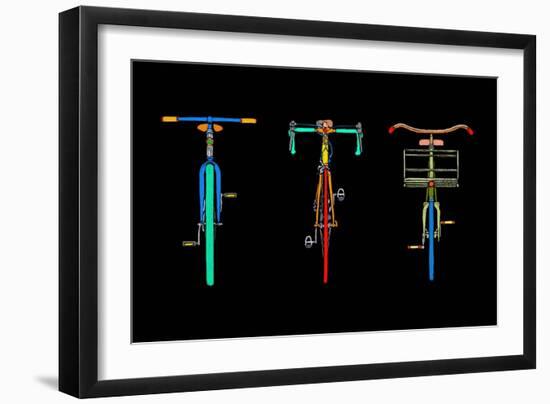 Bike Trio-Ynon Mabat-Framed Art Print